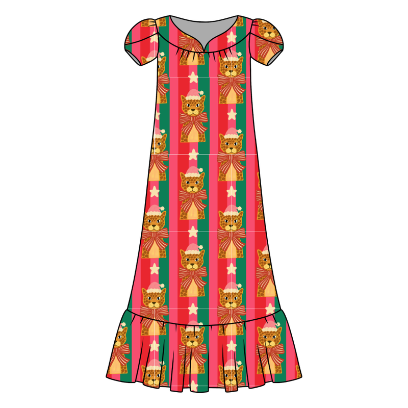 Festive & Fierce Blanche Women's Night Dress - Bamboo - Pre Order - Christmas Special