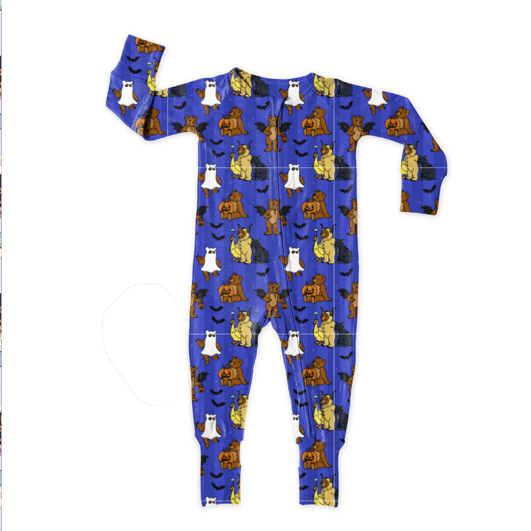 Goblin Night Dreamland Long Sleeve Sleeper Bamboo - PRE ORDER