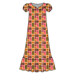 Holly Jolly Holiday Blanche Women's Night Dress - Bamboo - Pre Order - Christmas Special