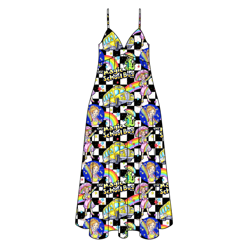 Magic School  Days Harper Women's Low Back Dress Bamboo - Pre Order