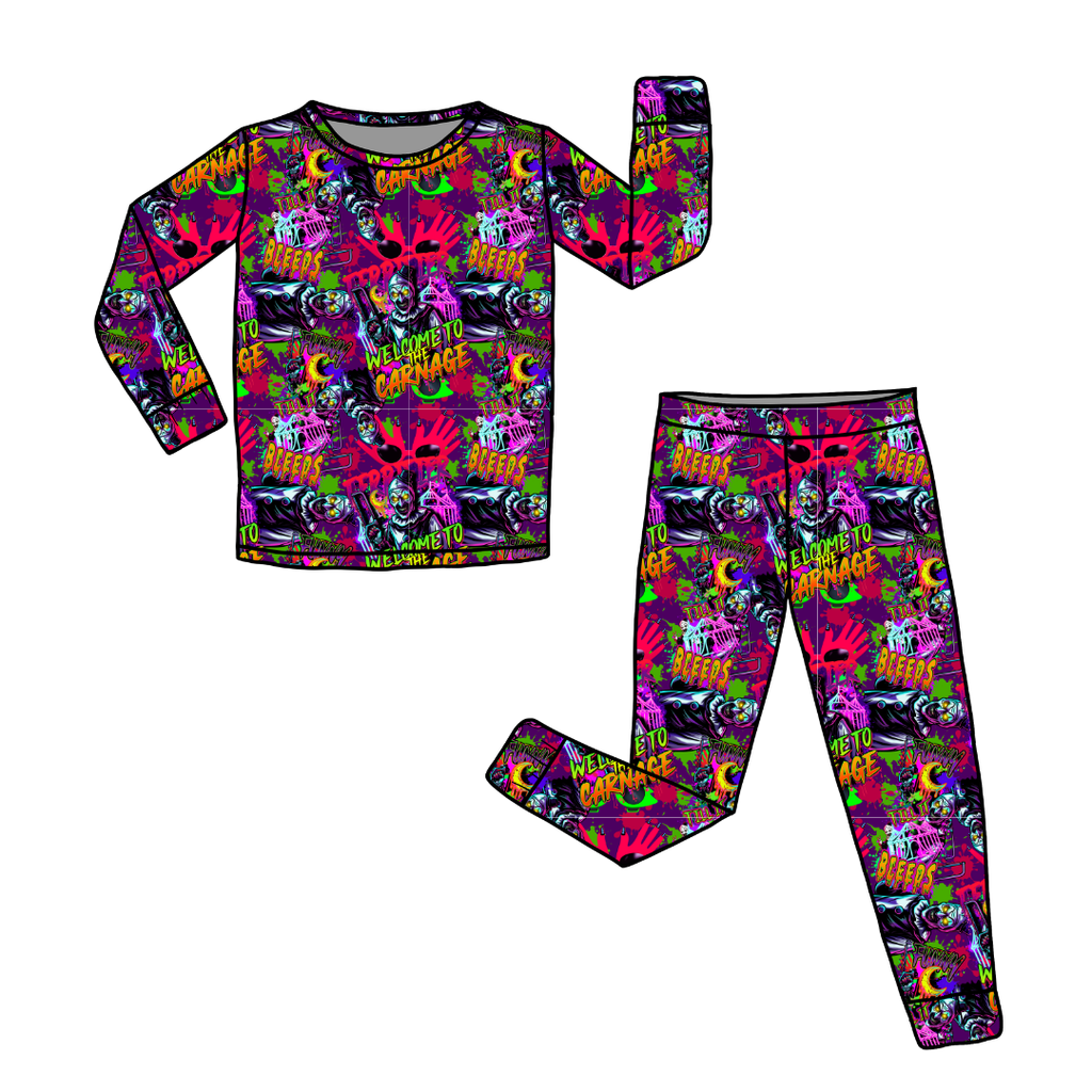 Chaos Carnival Slumber Bamboo Long Sleeve Pants Set - PRE ORDER