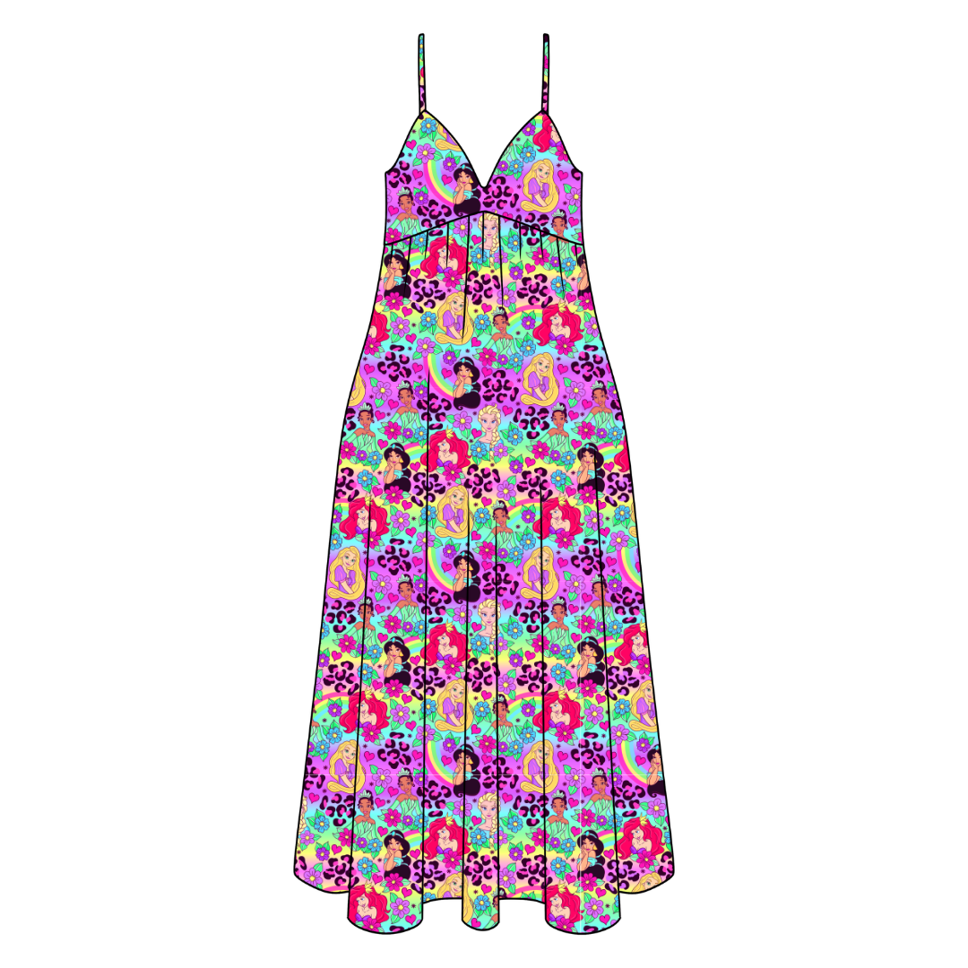 Dream Girl Era Harper Women's Low Back Dress Bamboo - Pre Order