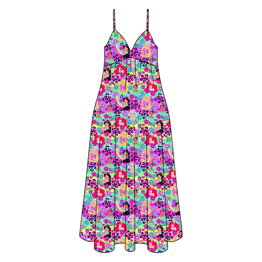 Dream Girl Era Harper Women's Low Back Dress Bamboo - Pre Order