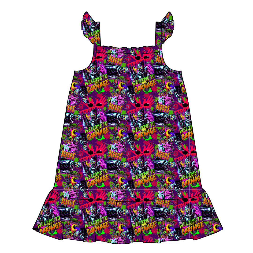 Chaos Carnival Honey Bamboo Sleeveless Nightgown - PRE ORDER