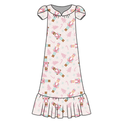 Sugarplum Blanche Women's Night Dress - Bamboo - Pre Order - Christmas Special