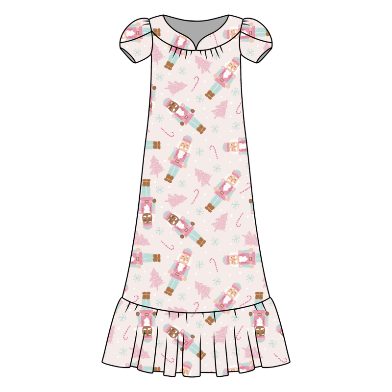 Sugarplum Blanche Women's Night Dress - Bamboo - Pre Order - Christmas Special