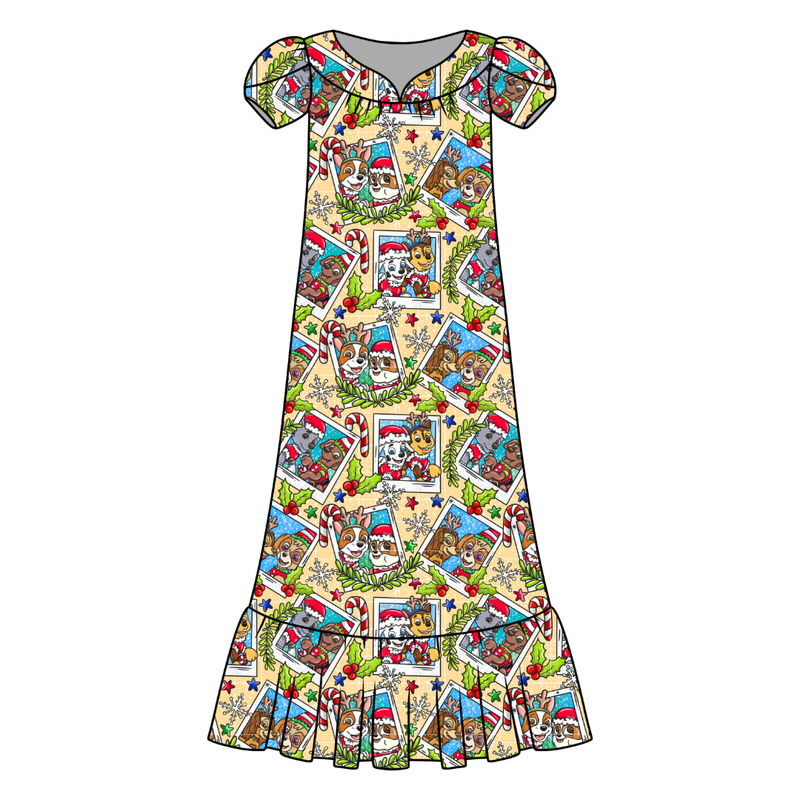 Paws & Claus Blanche Women's Night Dress - Bamboo - Pre Order - Christmas Special
