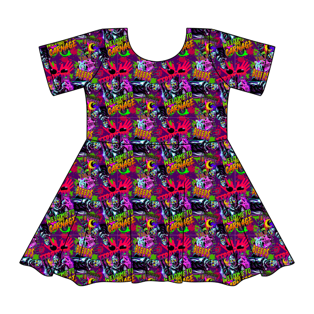 Chaos Carnival - SIERRA - KNIT TWIRL DRESS - PRE ORDER