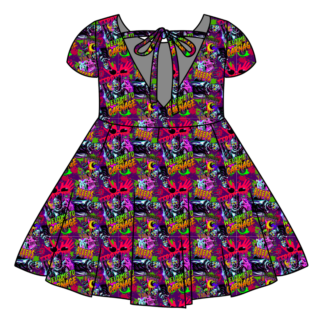 CHAOS CARNIVAL - Honey Girl's Twirl Dress Bamboo - PRE ORDER