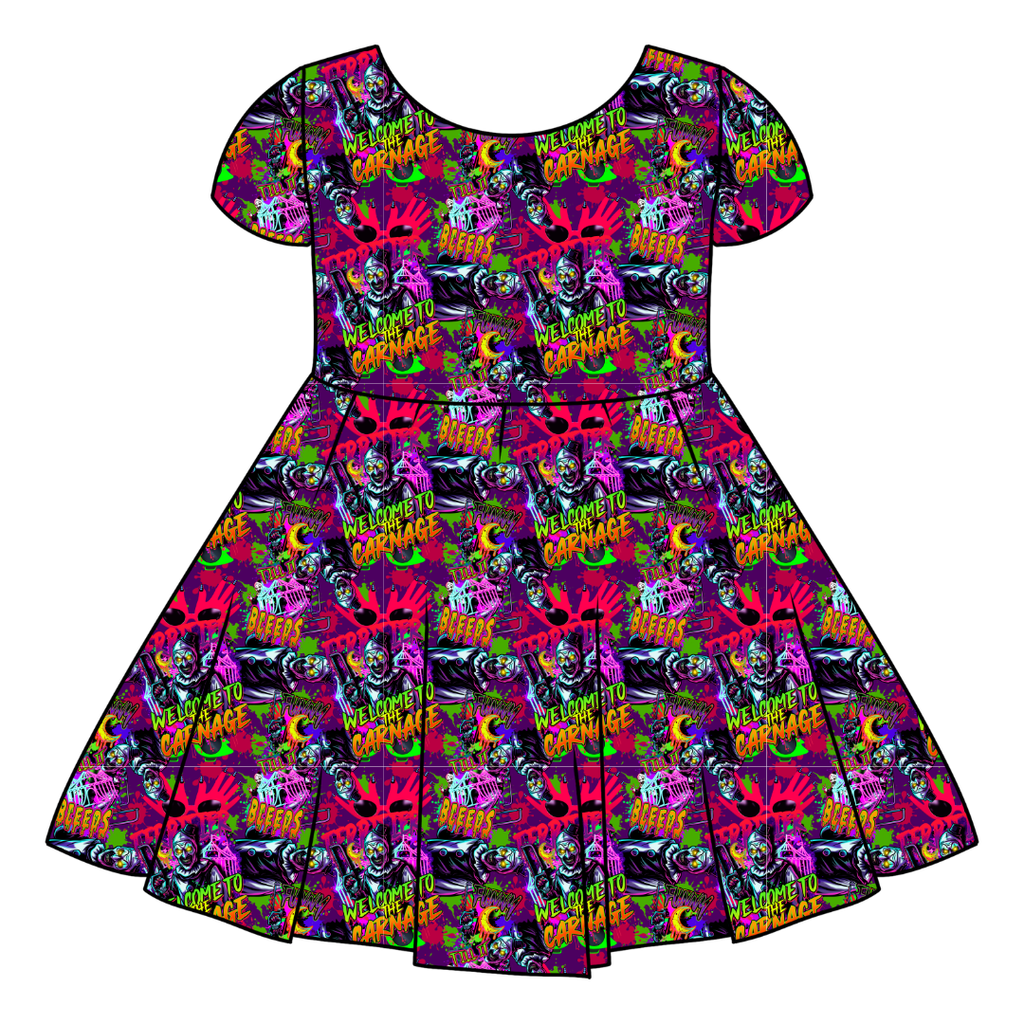 CHAOS CARNIVAL - Honey Girl's Twirl Dress Bamboo - PRE ORDER