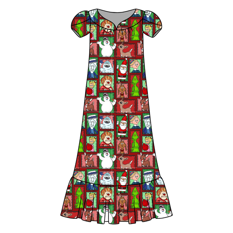 Christmas through the Years Blanche Women's Night Dress - Bamboo - Pre Order - Christmas Special