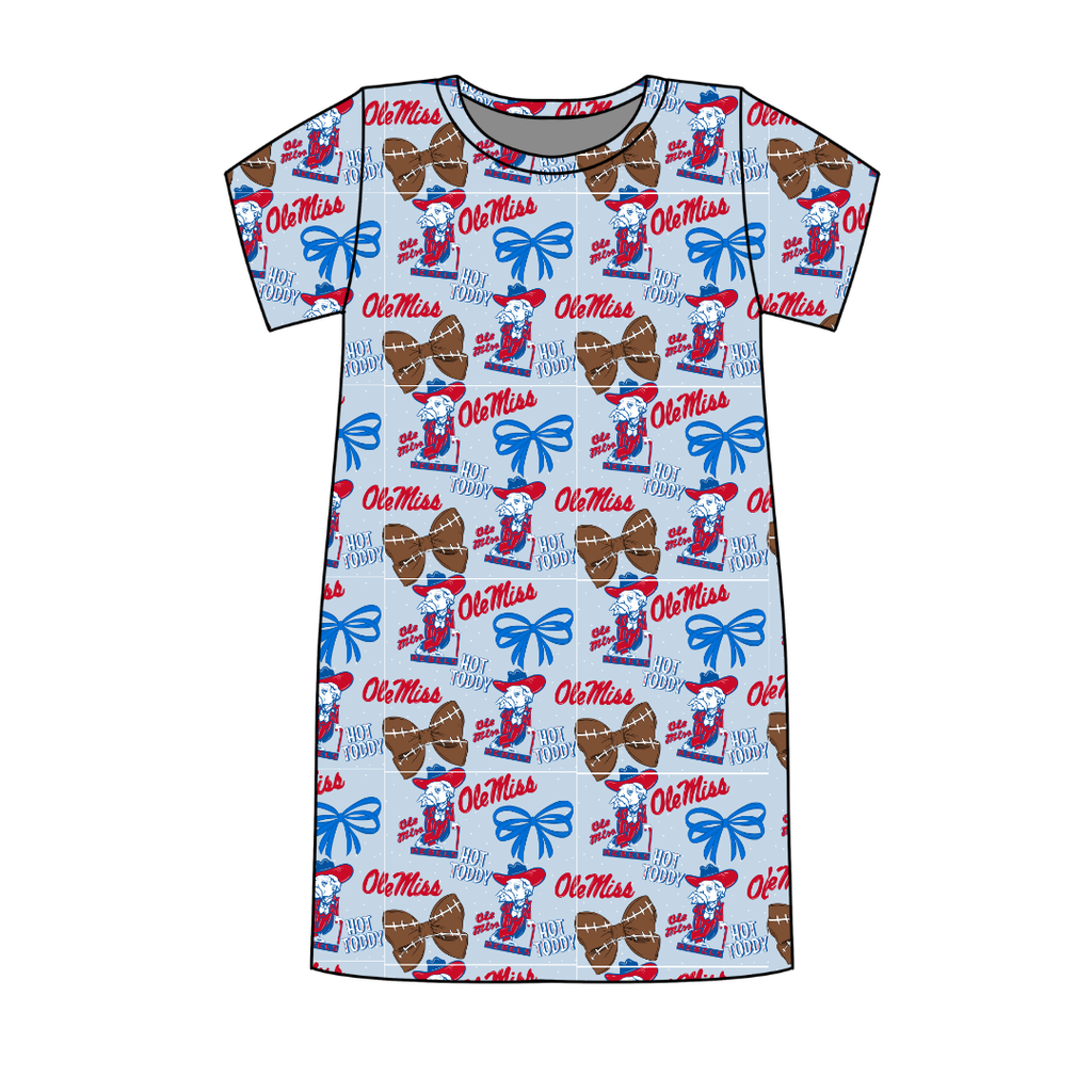 PrepMiss - Poppy Oversized Sleep Shirt Bamboo - Pre Order