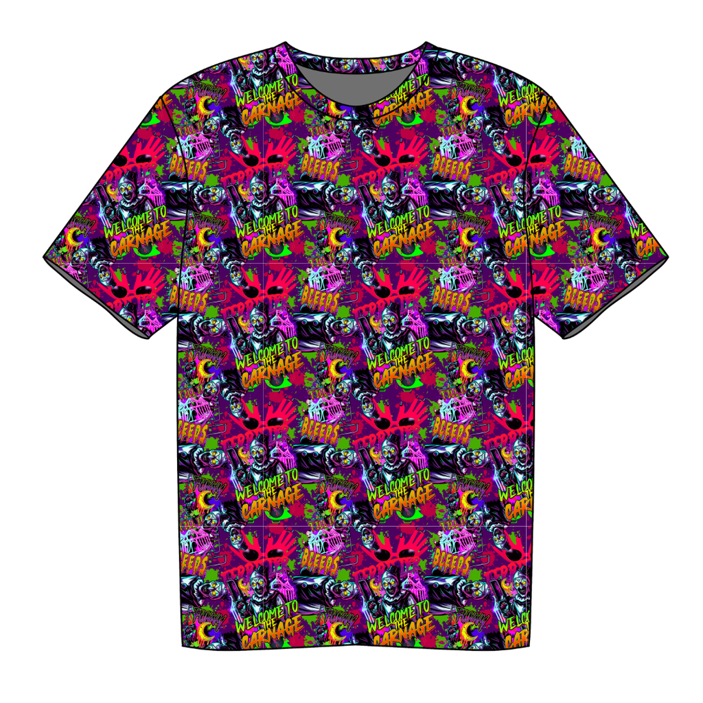Chaos Carnival - Jade Short Sleeve Bamboo Shirt - Pre Order
