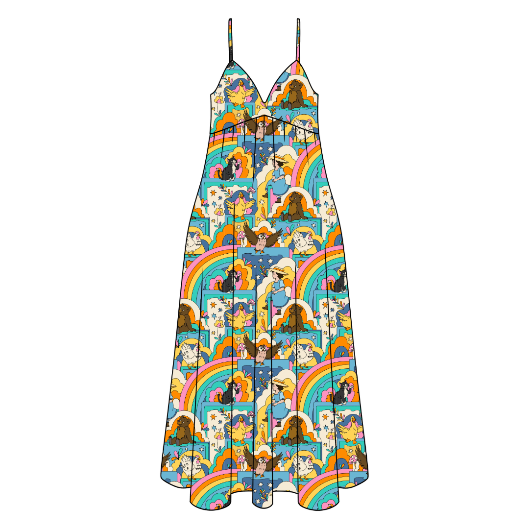 Painted Skys Harper Women's Low Back Dress Bamboo - Pre Order