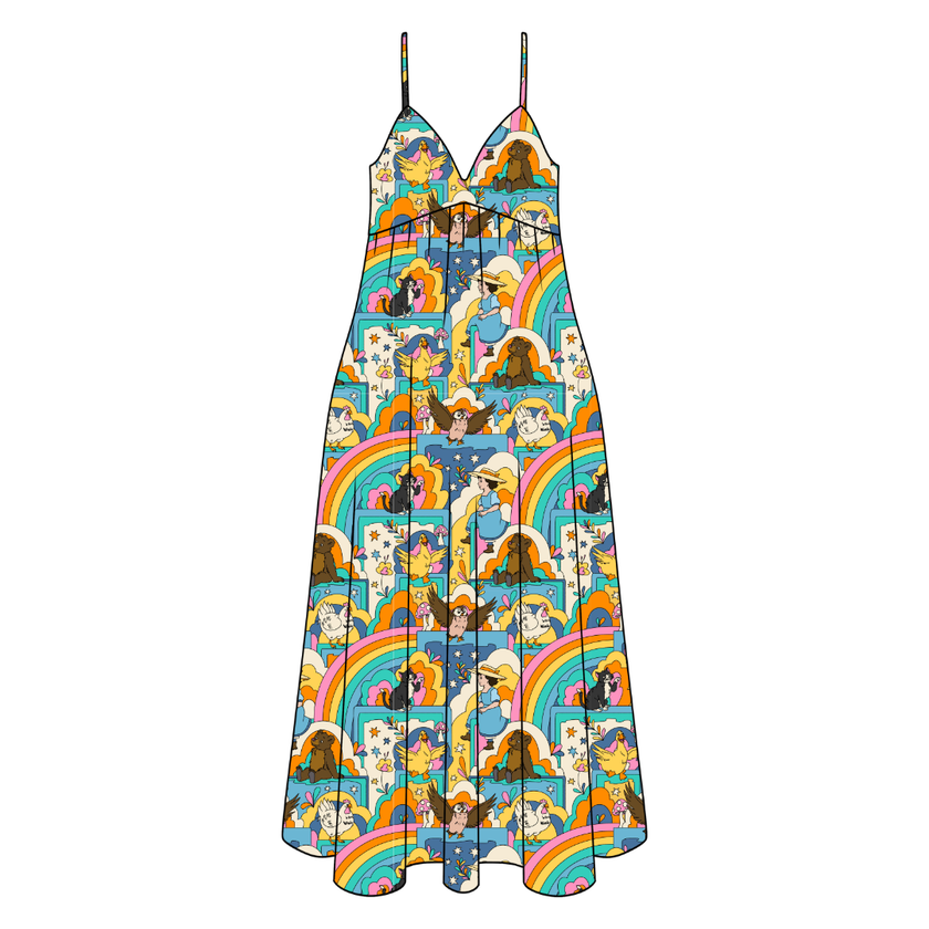 Painted Skys Harper Women's Low Back Dress Bamboo - Pre Order