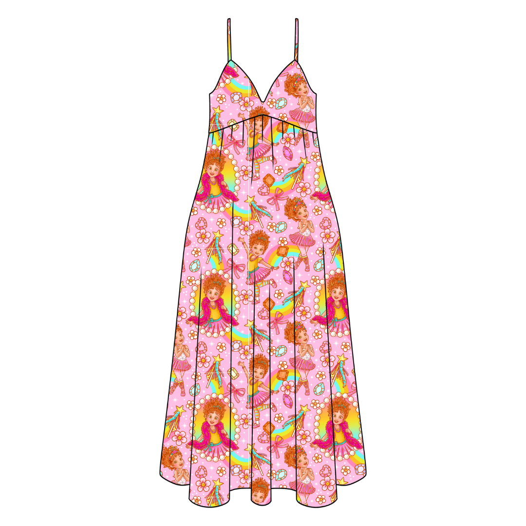 Fancy Schmancy Harper Women's Low Back Dress Bamboo - Pre Order