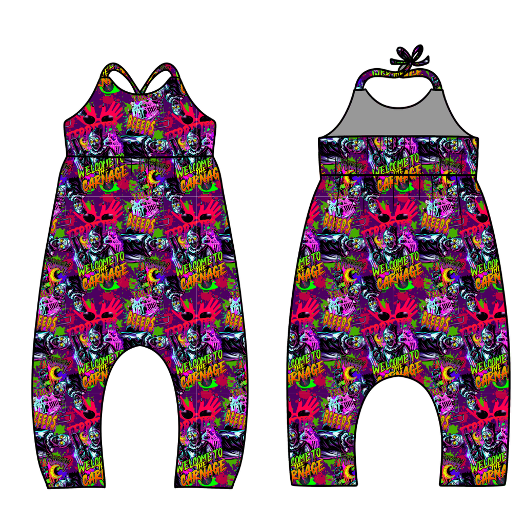 Chaos Carnival - Brielle Halter Jumpsuit Knit - PRE ORDER