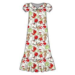 Mistle Toe & Mischief Blanche Women's Night Dress - Bamboo - Pre Order - Christmas Special