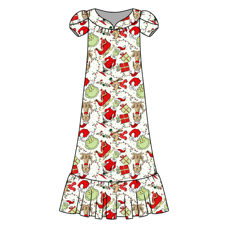 Mistle Toe & Mischief Blanche Women's Night Dress - Bamboo - Pre Order - Christmas Special