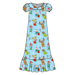 Holiday Parade Blanche Women's Night Dress - Bamboo - Pre Order - Christmas Special