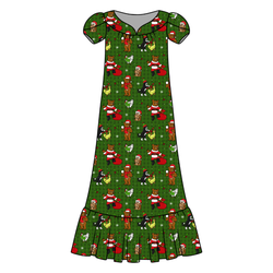 Cozy Cabin Christmas Blanche Women's Night Dress - Bamboo - Pre Order - Christmas Special