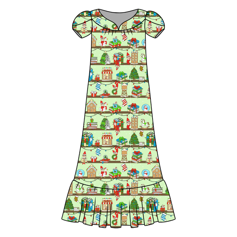 Holiday Hide & Seek Blanche Women's Night Dress - Bamboo - Pre Order - Christmas Special