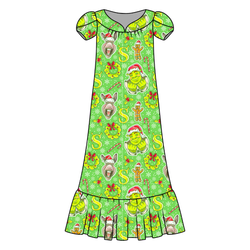Swamp Bells Blanche Women's Night Dress - Bamboo - Pre Order - Christmas Special