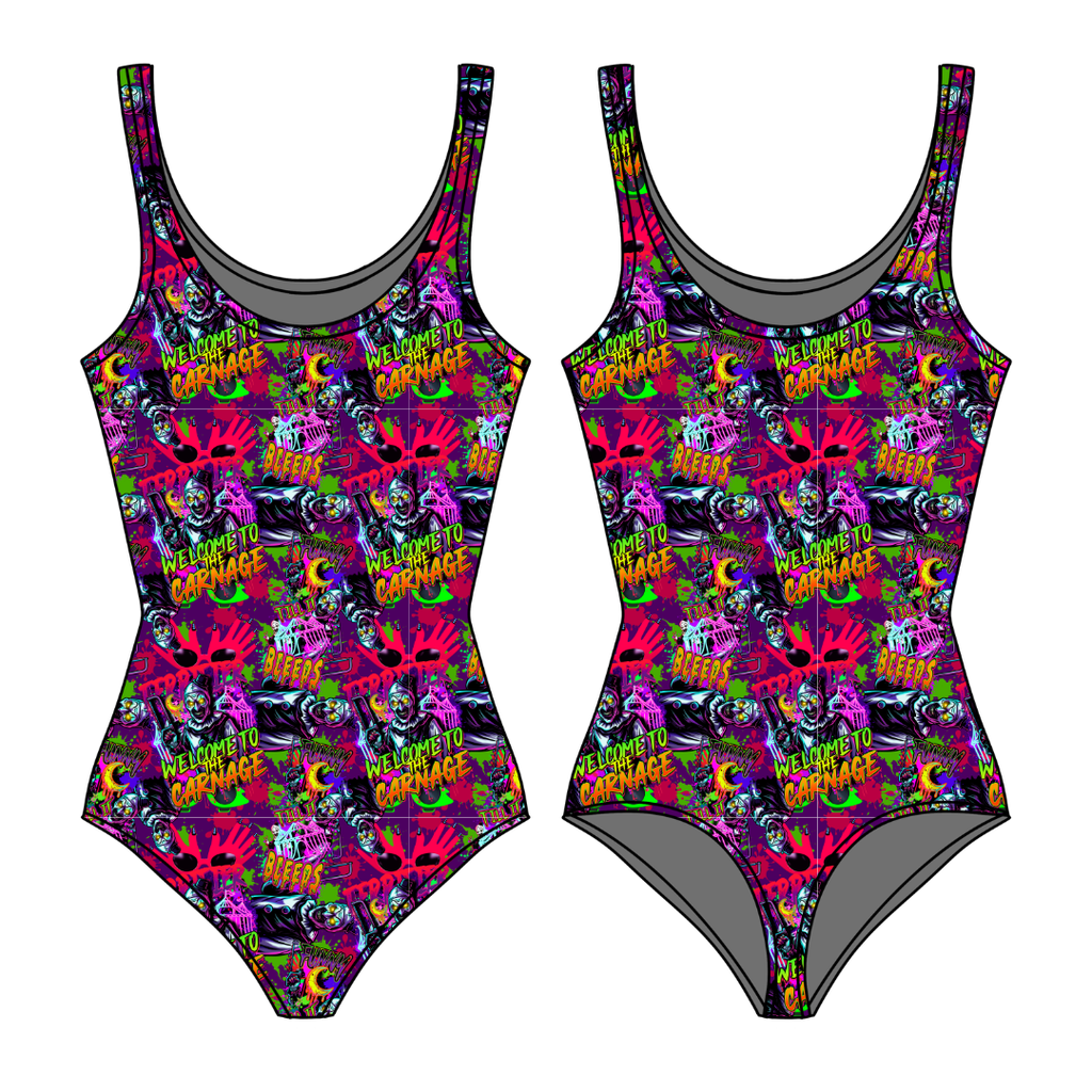 Chaos Carnival Sapphire Women's Bamboo Leotard - Pre Order