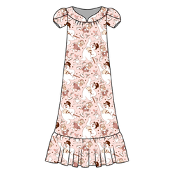 Jolly Snowman - Pink Blanche Women's Night Dress - Bamboo - Pre Order - Christmas Special