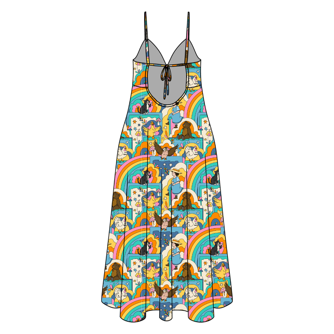 Painted Skys Harper Women's Low Back Dress Bamboo - Pre Order
