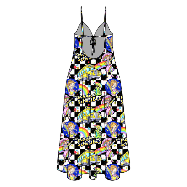 Magic School  Days Harper Women's Low Back Dress Bamboo - Pre Order