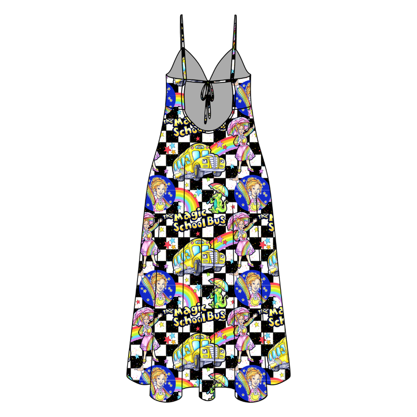 Magic School  Days Harper Women's Low Back Dress Bamboo - Pre Order