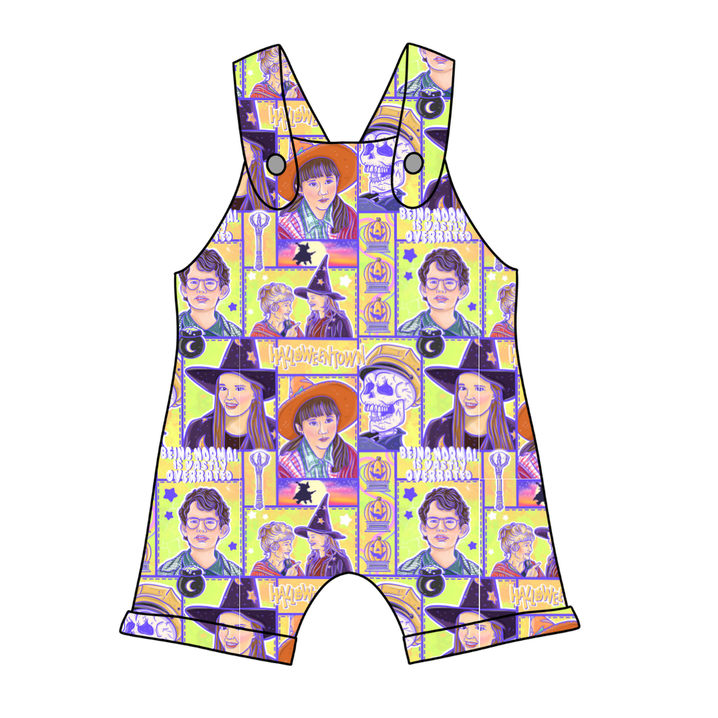 Town Of Halloween - Coop Tank Romper Knit - PRE ORDER