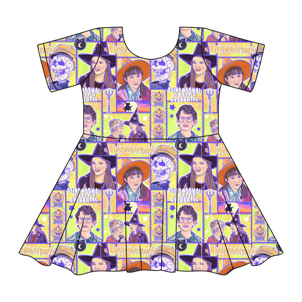 Town Of Halloween - SIERRA - KNIT TWIRL DRESS - PRE ORDER