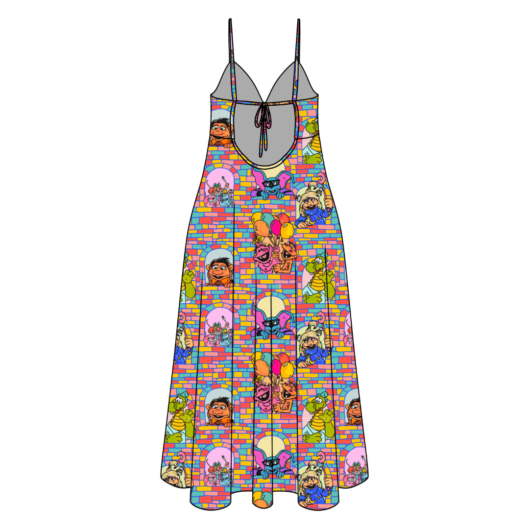 Sunny Side Friends Harper Women's Low Back Dress Bamboo - Pre Order