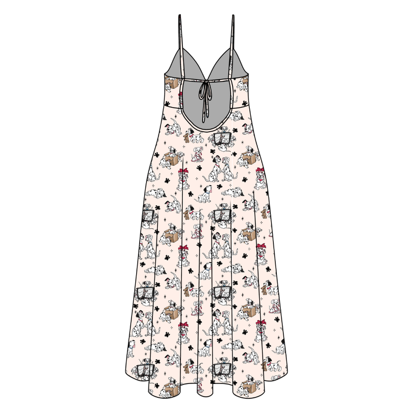 Spots & Daydreams Harper Women's Low Back Dress Bamboo - Pre Order