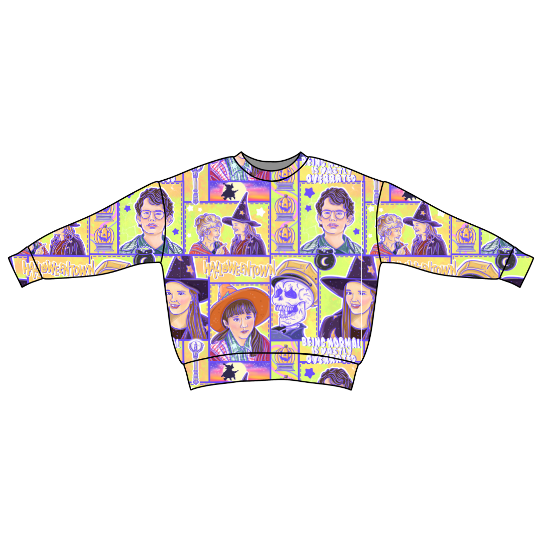 Town Of Halloween Zayn Oversized Pullover - PRE ORDER