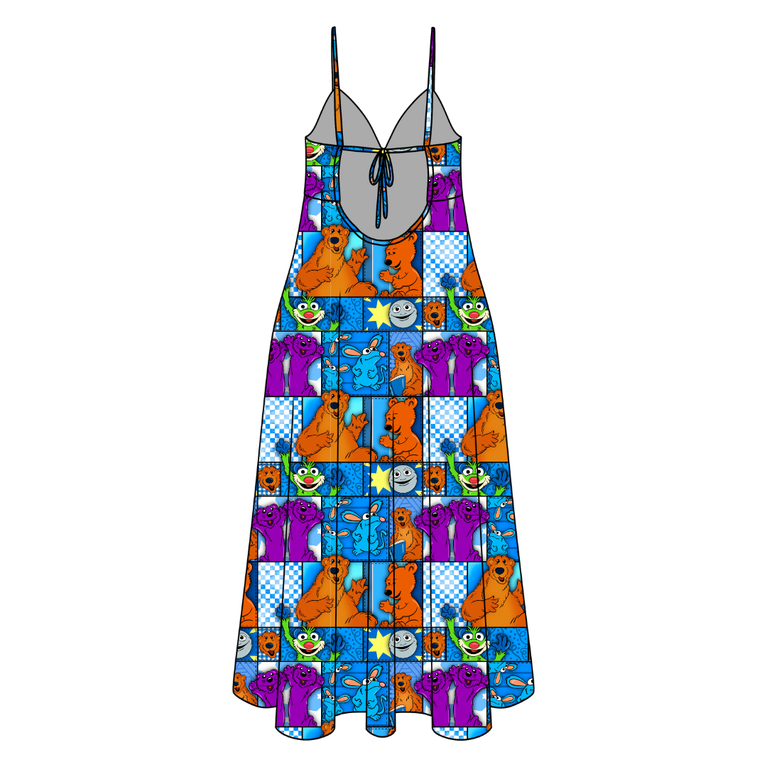 House of Blue Harper Women's Low Back Dress Bamboo - Pre Order