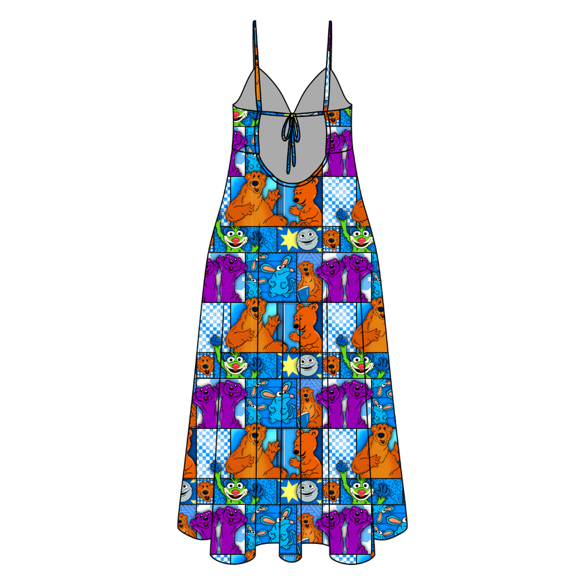 House of Blue Harper Women's Low Back Dress Bamboo - Pre Order