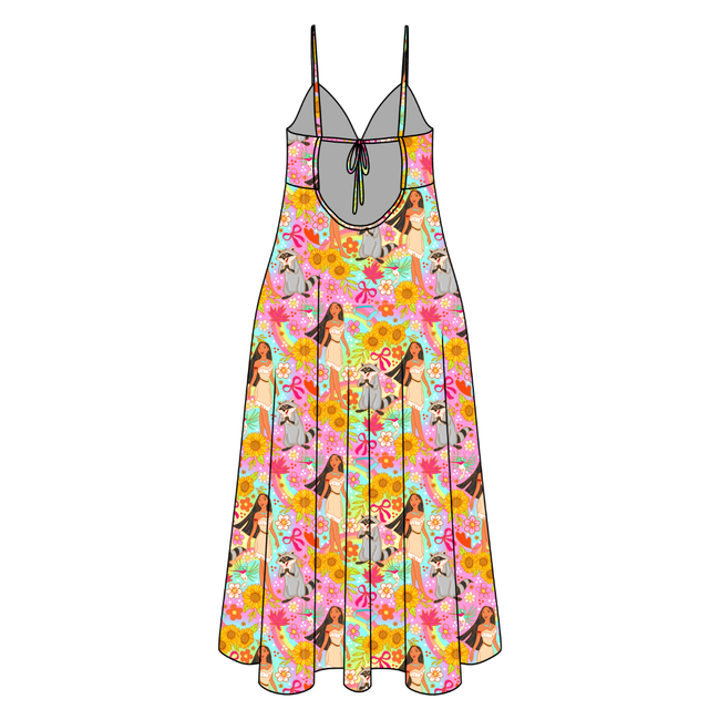 Wild & Free Harper Women's Low Back Dress Bamboo - Pre Order