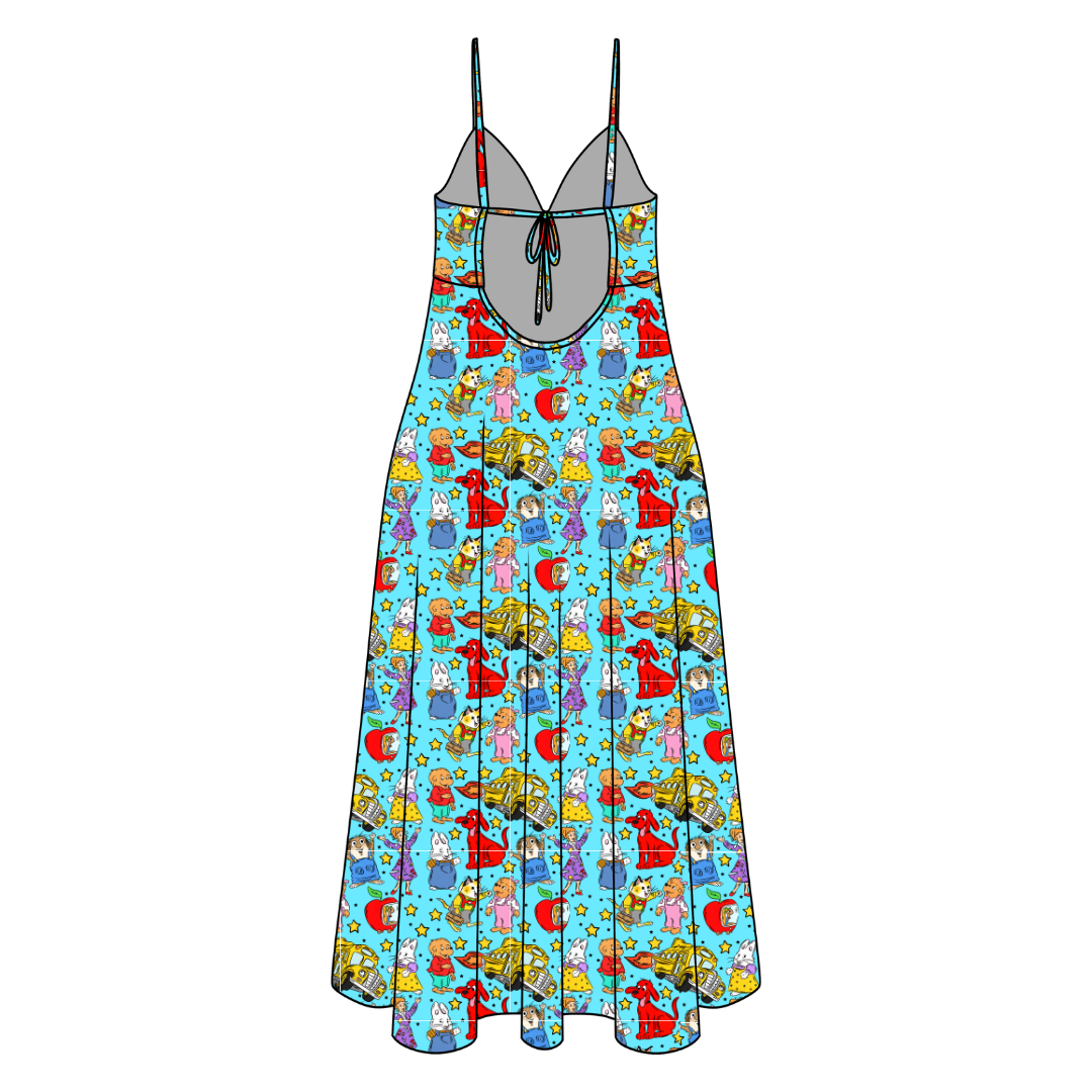 Growing Up Together Harper Women's Low Back Dress Bamboo - Pre Order