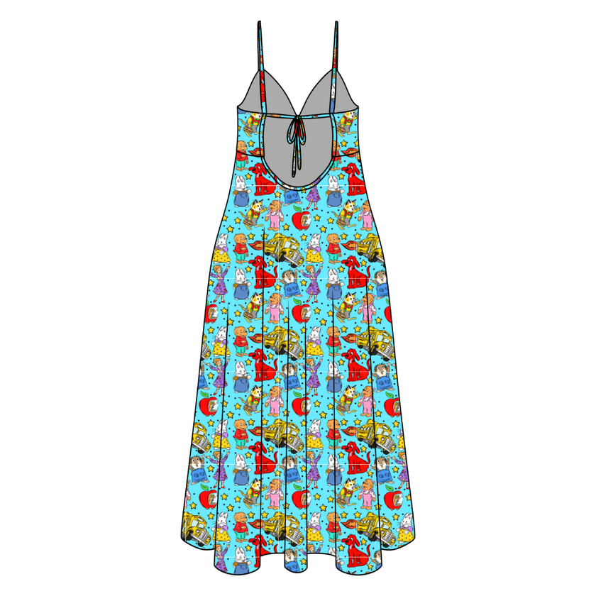 Growing Up Together Harper Women's Low Back Dress Bamboo - Pre Order