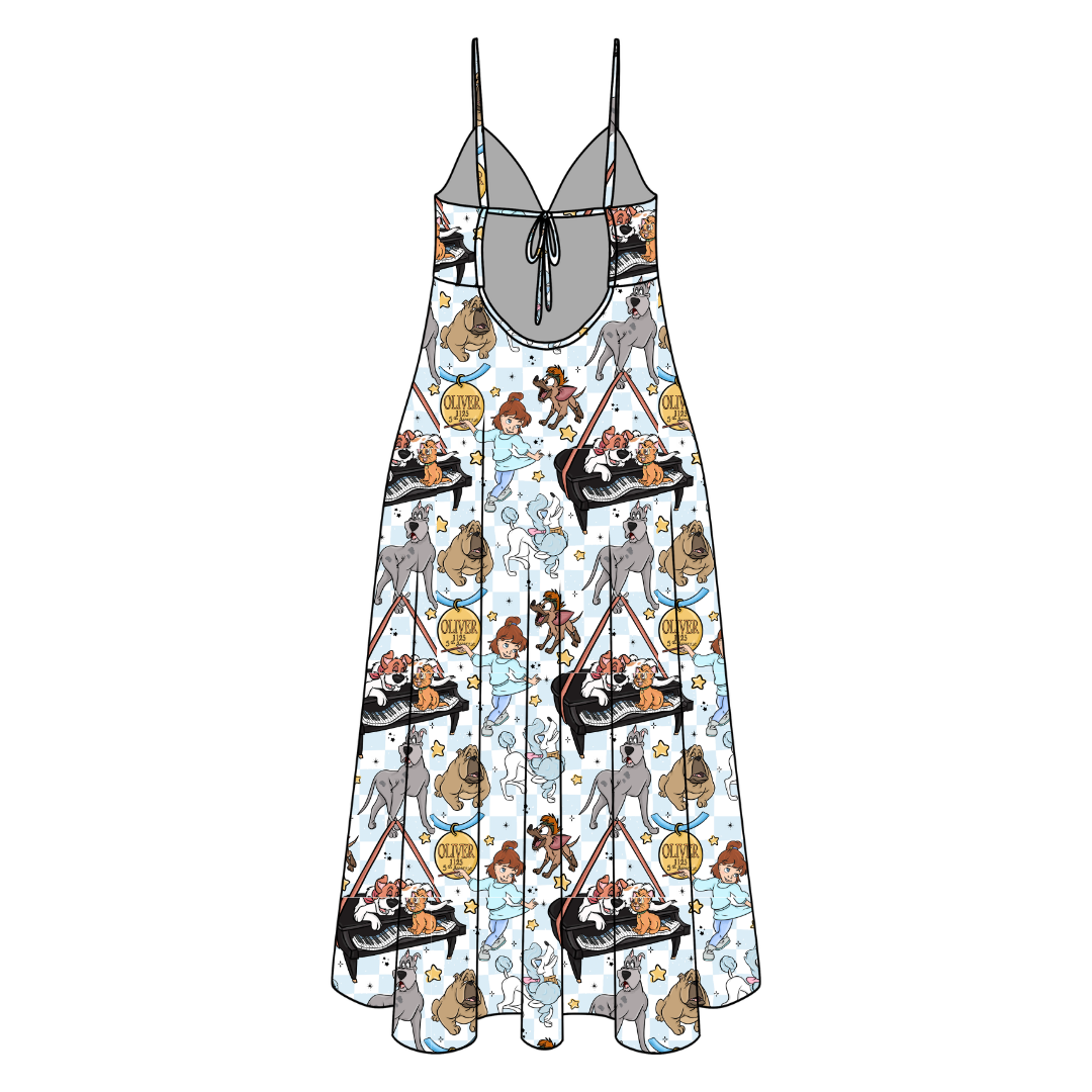Big City Besties Harper Women's Low Back Dress Bamboo - Pre Order