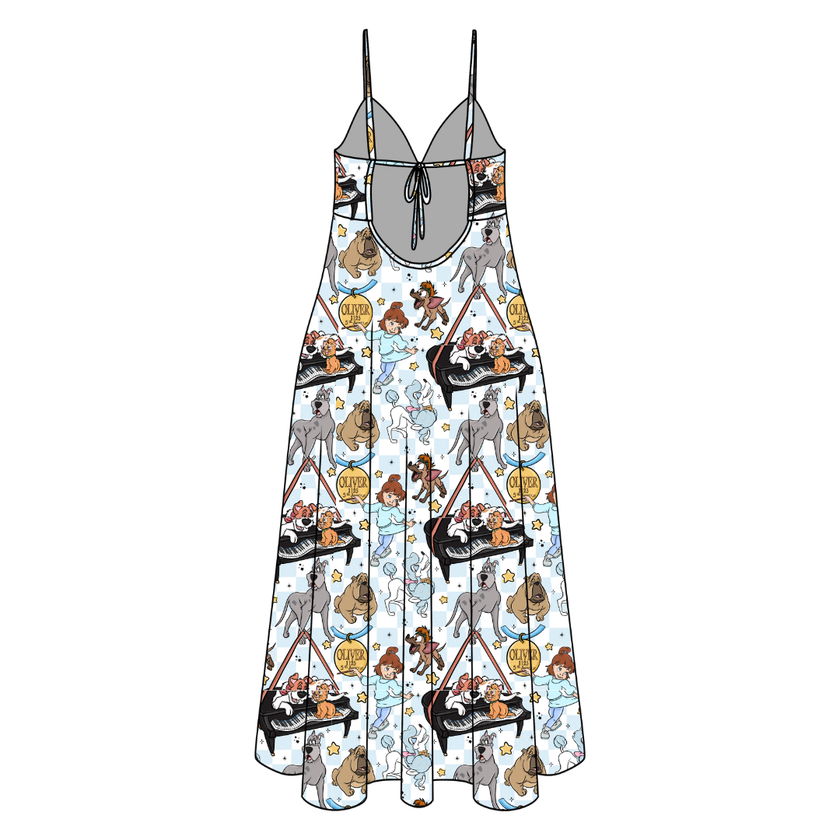 Big City Besties Harper Women's Low Back Dress Bamboo - Pre Order
