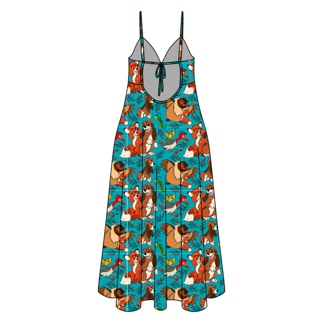 Friends Forever Harper Women's Low Back Dress Bamboo - Pre Order