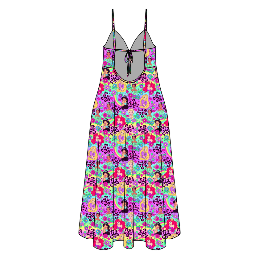Dream Girl Era Harper Women's Low Back Dress Bamboo - Pre Order