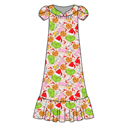 Heart of Whoo Ville Blanche Women's Night Dress - Bamboo - Pre Order - Christmas Special
