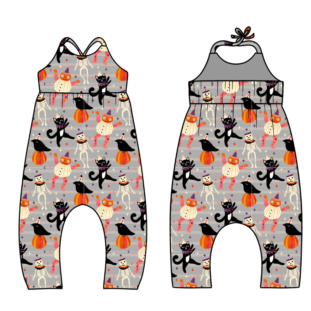 Graveyard Groove - Brielle Halter Jumpsuit Knit - PRE ORDER