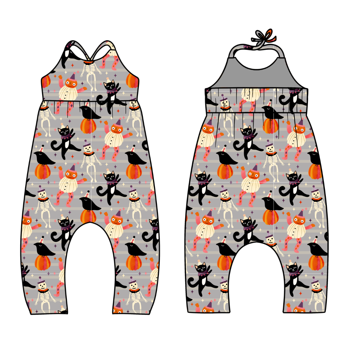 Graveyard Groove - Brielle Halter Jumpsuit Knit - PRE ORDER