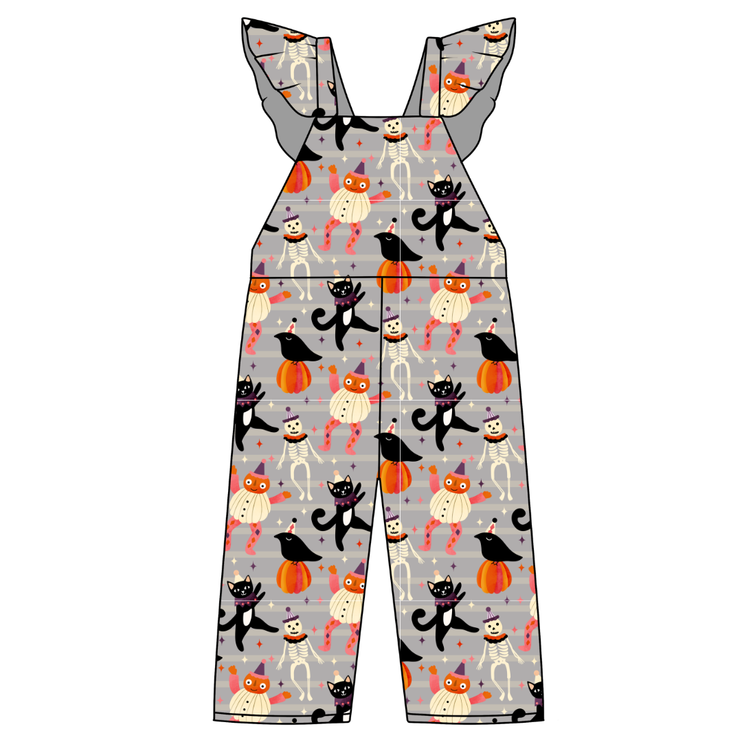 Graveyard Groove - Daisy Girl's Flutter Jumpsuit Knit - PRE ORDER